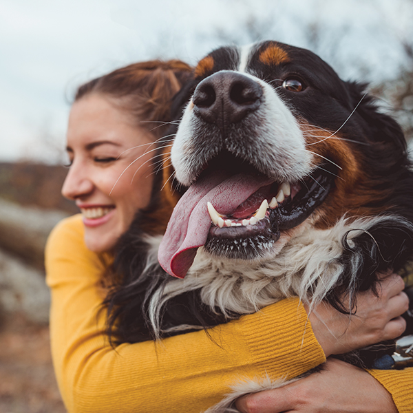 Woman With Dog