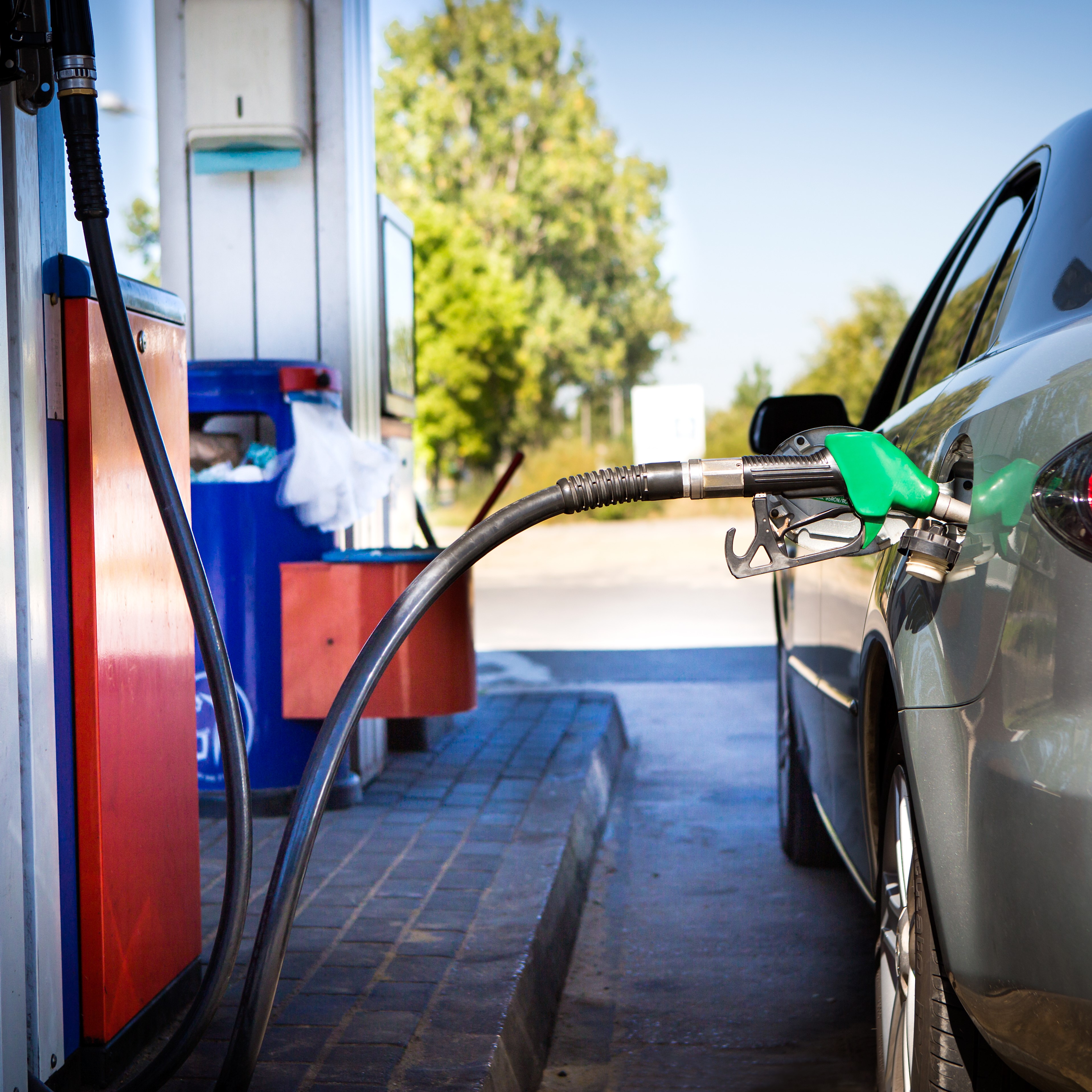 A new survey finds Americans are driving less as gas prices remain high