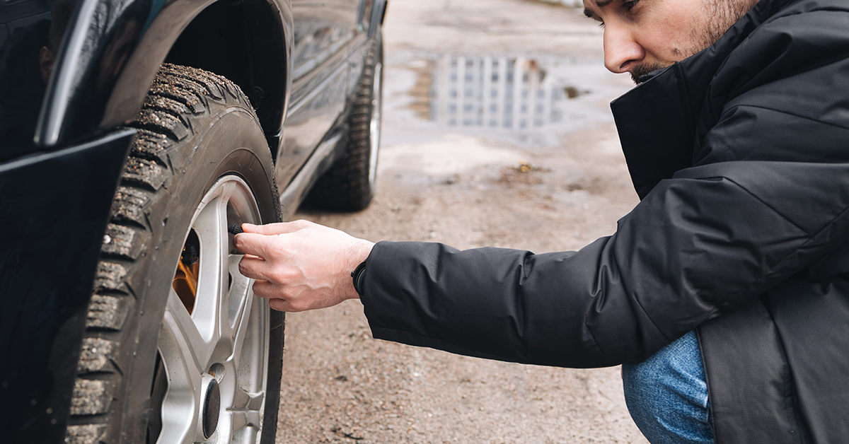 Check your tire pressure in the winter