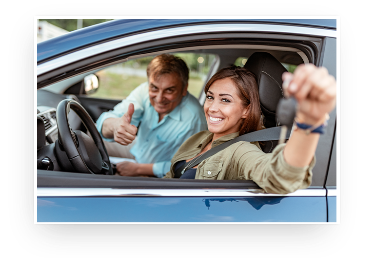 Woman in Car