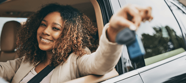 Woman in Car