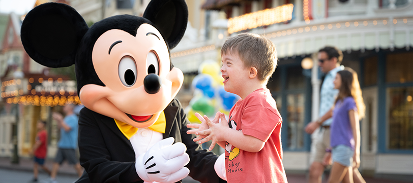 Young boy at Walt Disney World